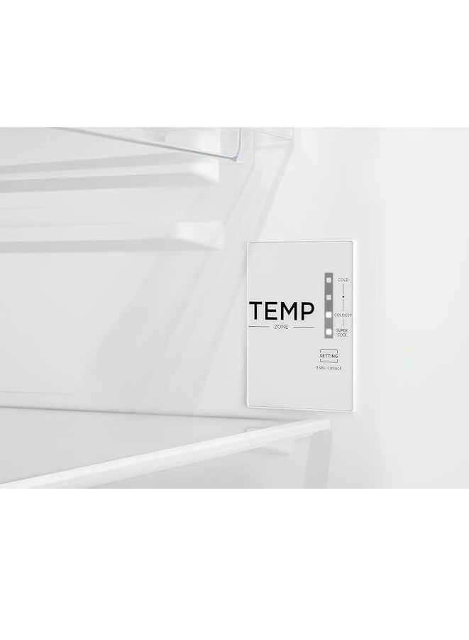 Toshiba - Refrigerator 338 liters 12 cubic feet 2 doors humidity control LED lighting electronic control GR-RT468WE-DMN(49) GR-RT468WE-DMN(49) ٍSilver grey - Image 1