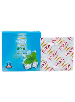 ENJOY Pack Of 4 Mint Premium Condoms 12 Pcs  - Image 2