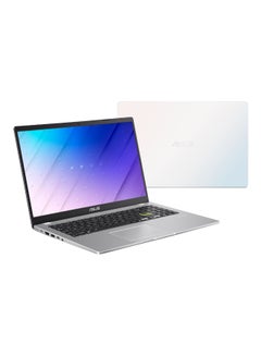 ASUS Vivobook Go Laptop With 15.6-Inch Full HD Display, Celeron-N4020 Processor/4GB RAM/128GB SSD/Intel Iris XE Graphics/Windows 11/ English/Arabic White  - Image 1
