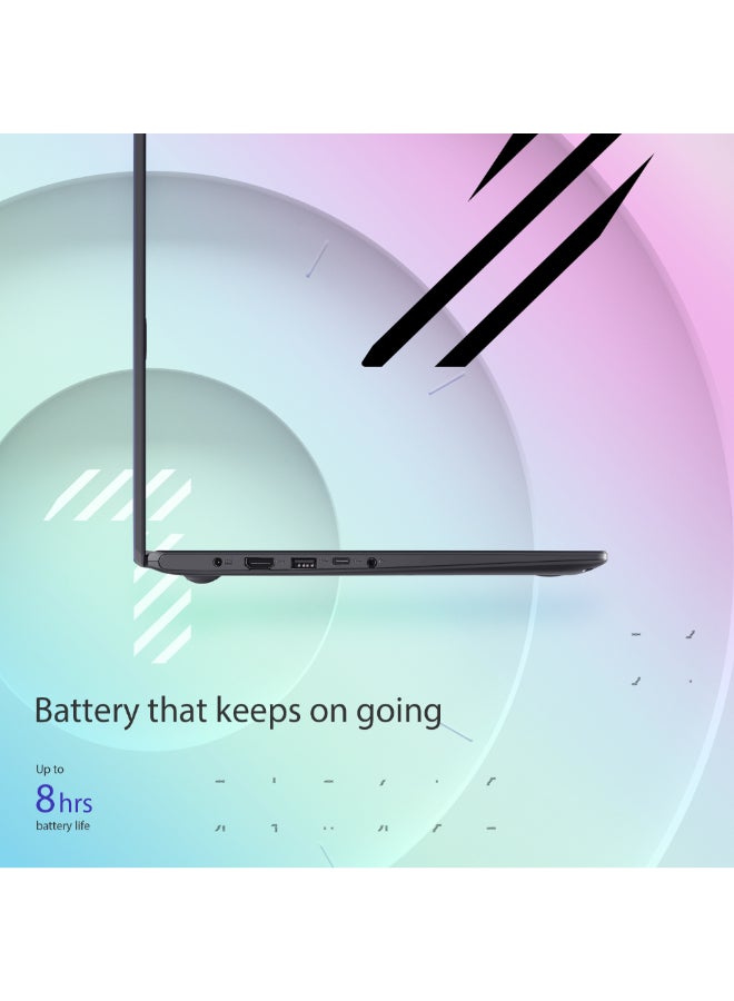 أسوس - كمبيوتر محمول Vivobook Go بشاشة مقاس 15.6 بوصة ومعالج Celeron-N4020 وذاكرة وصول عشوائي سعة 4 جيجابايت ومحرك أقراص SSD سعة 128 جيجابايت وبطاقة رسومات Intel Iris XE ونظام تشغيل Windows 11 - Image 1