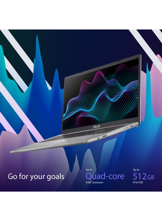 أسوس - كمبيوتر محمول Vivobook Go بشاشة مقاس 15.6 بوصة ومعالج Celeron-N4020 وذاكرة وصول عشوائي سعة 4 جيجابايت ومحرك أقراص SSD سعة 128 جيجابايت وبطاقة رسومات Intel Iris XE ونظام تشغيل Windows 11 - Image 1
