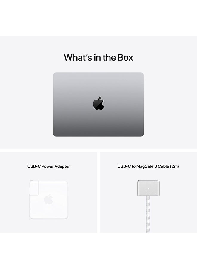 Apple - Renewed - MacBook Pro 2021 With 14-Inch Display,M1 Pro Chip/8‑Core CPU/14‑Core GPU/16GB RAM/512GB SSD/Mac OS X 10.3 Panther English Space Grey - Image 1