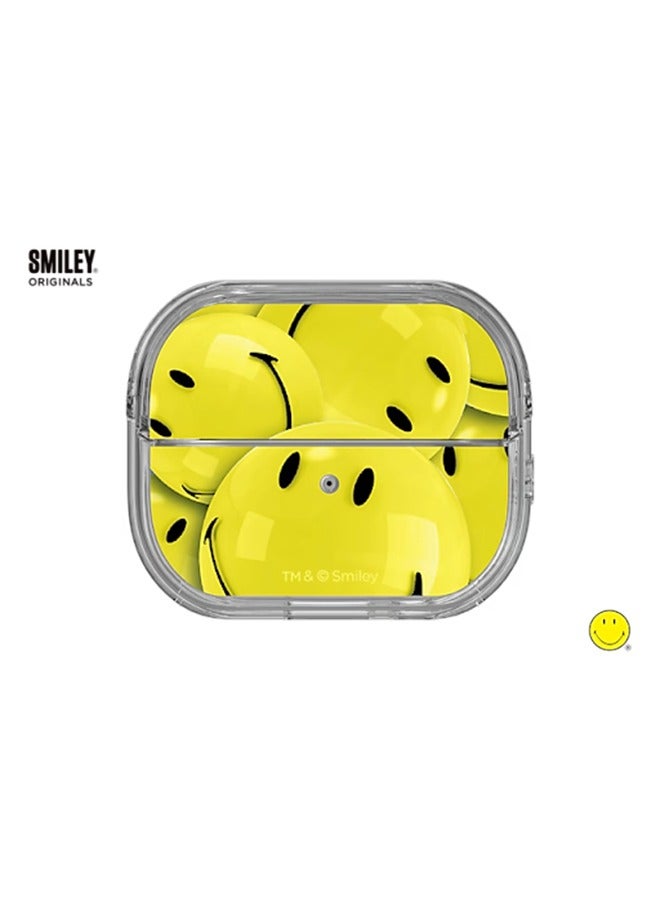 Samsung Galaxy Buds3, Buds3 Pro Smiley Case Clear