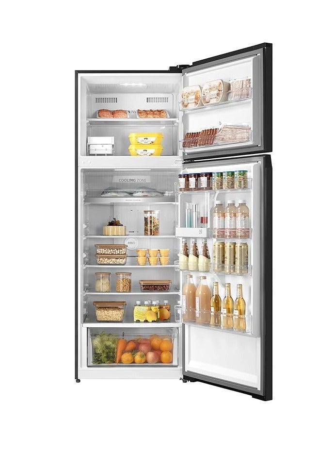Toshiba Refrigerator with top freezer 463 liter 2 doors Inverter Motor Humidity Control & Electronic Control GR-RT624WE-PMN(06) GR-RT624WE-PMN(06) Morandi Grey - Image 3