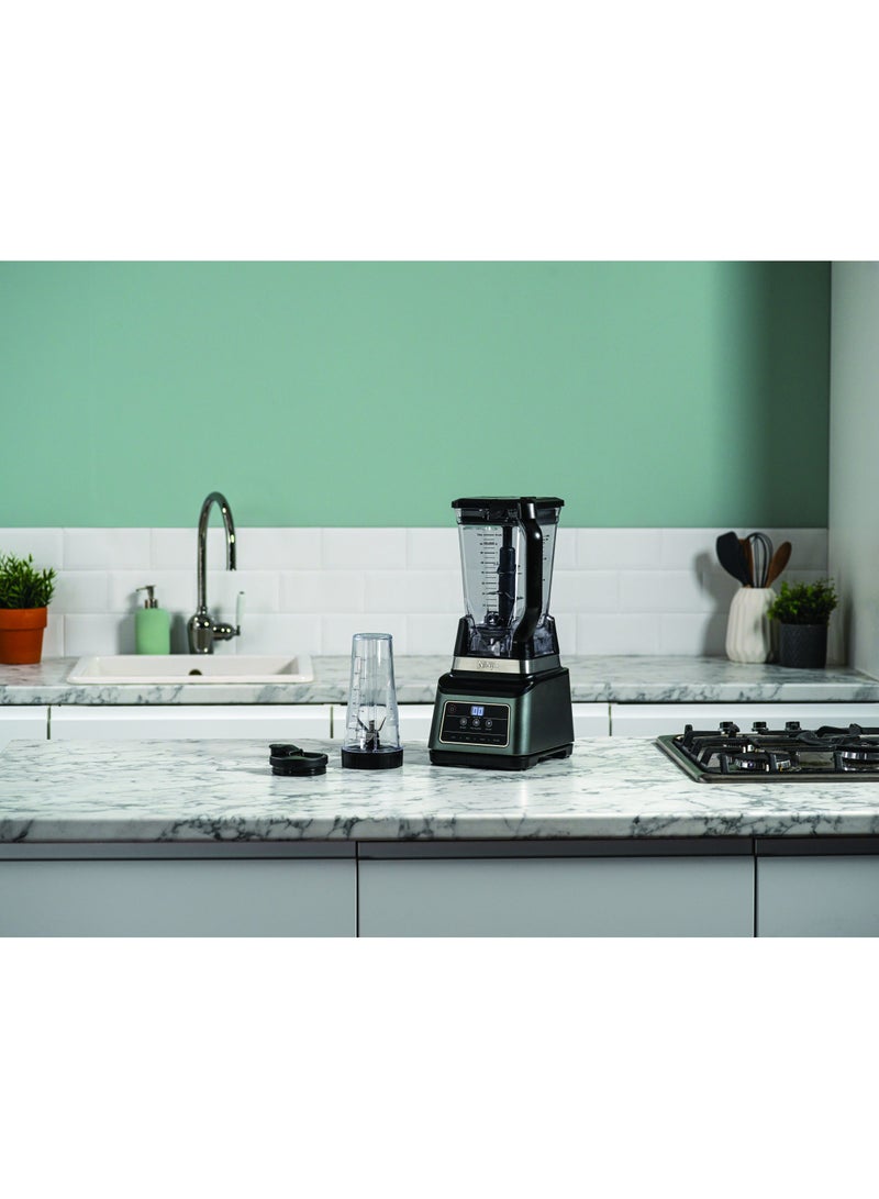 Ninja 2-in-1 Blender with Auto-iQ Technology, 3 Automatic Programs; Blend, Max Blend, Crush, and 4 Manual Settings | 2.1L Jug & 700ml Cup | Dishwasher Safe Parts 2.1 L 1200 W BN750EU Black - Image 2