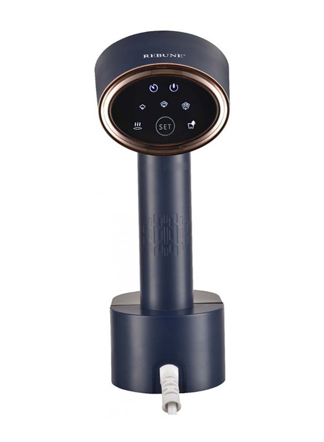 آلة كي بالبخار اليدوية فائقة السرعة، كي رطب/جاف، 3 سرعات بخار مع فرشاة 250 ml 1600 W RE-3-056 أزرق