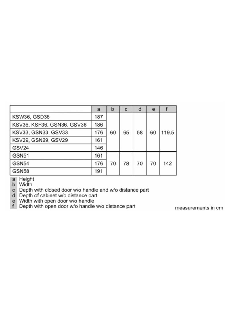 بوش السلسلة 4، فريزر قائم بذاته، 186 × 60 سم، بتصميم من الستانلس ستيل GSN36VL30U فضي - Image 5