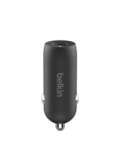 belkin Mfi Certified 30W Type-C Car Charger With Type-C To Lightning Cable Black  - Image 2