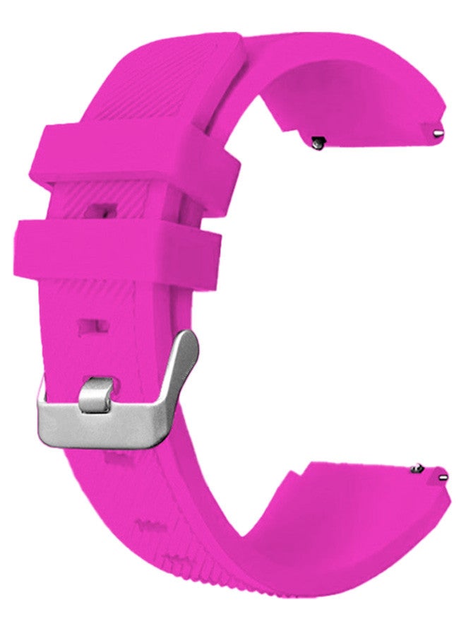 مارجون (for Huawei GT4 22mm) Silicone Strap,Sport Wristband Strap Adjustable Silicone Sport Band Light Purple - Image 1
