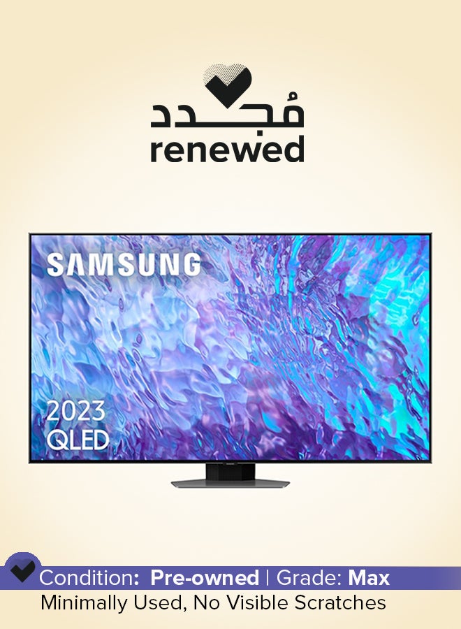 Samsung Renewed - 55-Inch Smart QLED TV 4K 120Hz 55Q80C Black - Image 1