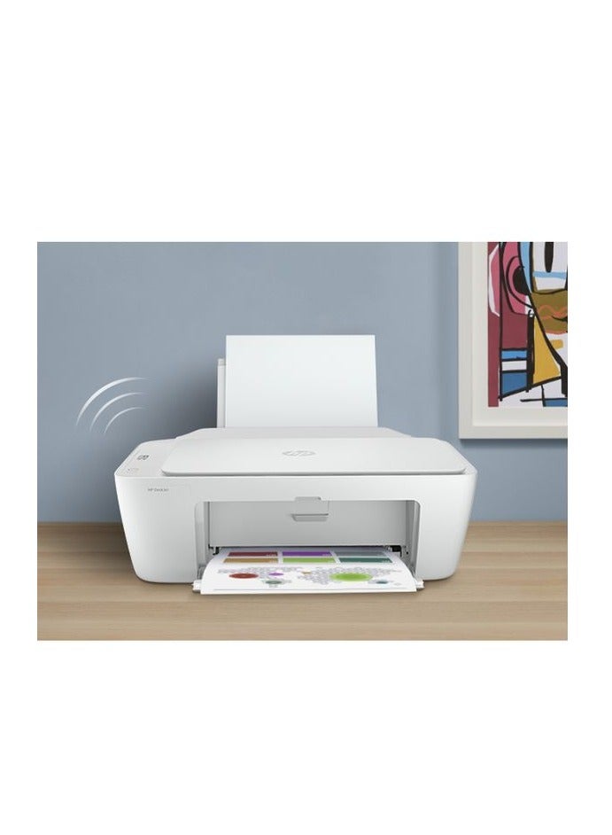 HP Deskjet 2320 All-In-One Printer And Usb Plug, Compact Printer To Print, Scan And Copy - 7WN42B White with HP Original 305 Ink Set White - Image 3