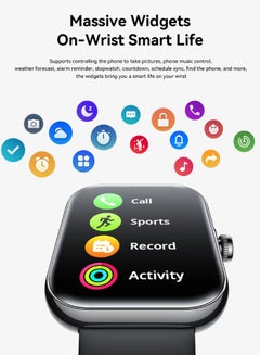 300 mAh JR-FT5 PLUS Smart Watch Can Make And Receive Calls 1.96" HD TFT Display Bluetooth Connection Fitness Monitoring Compatible With Apple And Android Bands Magnetic & Silicone Black - pnsku/N70100146V/45/_/1723521705/9eb5e426-fa52-4d92-b7d4-2dfb3c4997ff