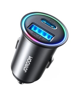 JOYROOM JR-CCN04 60W A+C mini Metal Car Charger BLACK  - Image 1