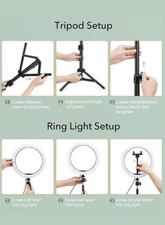 22 Inch Dimmable Circle LED Studio Selfie Ring Light With 90Inch Tripod Stand Remote And 3 Mobile Phone Holders For Makeup Camera Photography YouTube Video Shoot TikTok Vlog Live Stream With Carry Bag Multicolour - pnsku/N70100157V/45/_/1723523538/98f5a8c7-d083-403e-916e-a86e5aebb012