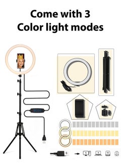 22 Inch Dimmable Circle LED Studio Selfie Ring Light With 90Inch Tripod Stand Remote And 3 Mobile Phone Holders For Makeup Camera Photography YouTube Video Shoot TikTok Vlog Live Stream With Carry Bag Multicolour - pnsku/N70100157V/45/_/1723523548/294efe83-0d53-40e9-8254-d8405ca190ac