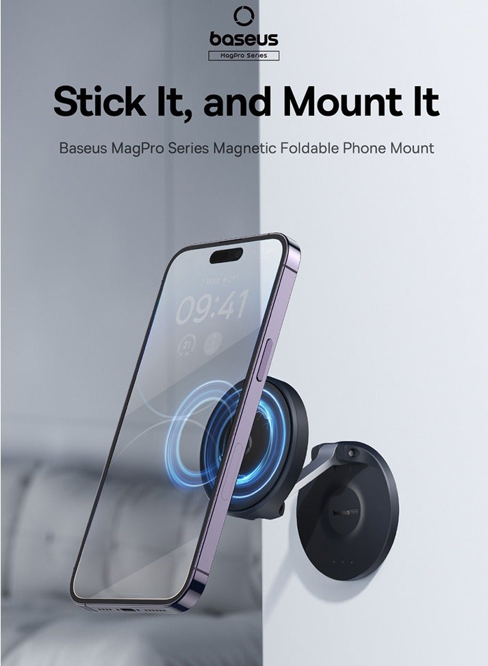 Baseus Mag Pro Magnetic Mobile Phone Stand - Cluster Black  - Image 2