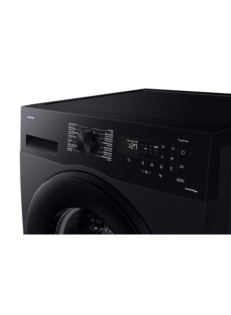 Samsung 9KG Front Load Washing Machine, 1400RPM, LED Digital Display, Ecobubble™, SmartThings AI Energy Mode, 5 Star Rating,Digital Inverter Compressor WW90CGC04DABSG Black - Image 4