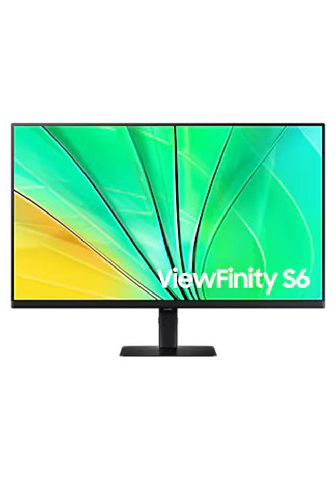 Samsung 32 inch S6 QHD ViewFinity High Resolution Monitor, QHD IPS Display, 100Hz Refresh Rate, 5ms Response Time, Flat, Flicker Free, Eye Saver Mode | LS32D606EAMXUE Black - Image 1
