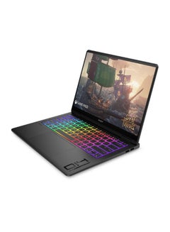 HP OMEN 14 Laptop With 14-Inch FHD Display 120Hz, Core Ultra 9-185H Processor/32GB RAM/2TB SSD/8GB Nvidia GeForce RTX 4070 Graphics/Windows 11 English/Arabic Shadow black  - Image 1
