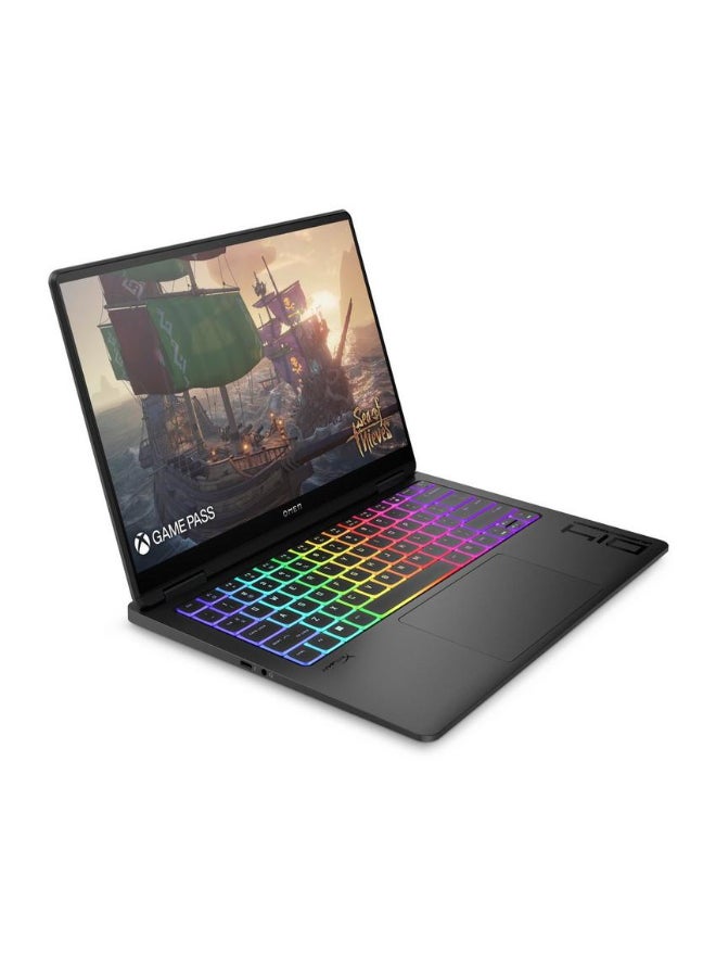 HP - OMEN 14 Laptop With 14-Inch FHD Display 120Hz, Core Ultra 9-185H Processor/32GB RAM/2TB SSD/8GB Nvidia GeForce RTX 4070 Graphics/Windows 11 English/Arabic Shadow black - Image 1