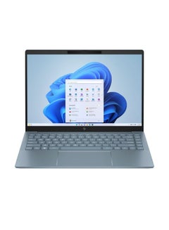 كمبيوتر محمول Pavilion 14 بشاشة FHD مقاس 14 بوصة ومعالج Core Ultra 7-155H وذاكرة وصول عشوائي 32 جيجابايت ومحرك أقراص SSD سعة 1 تيرابايت وبطاقة رسومات Intel Iris XE ونظام تشغيل Windows 11