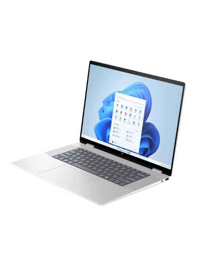 HP - Envy 16 Convertible 2-In-1 Laptop With 16-Inch FHD Display, Core Ultra 7-155H Processor/16GB RAM/1TB SSD/Intel Iris XE Graphics/Windows 11 English/Arabic Glacier silver - Image 1