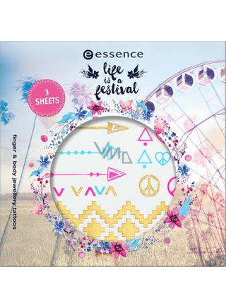 Free Essence face stickers