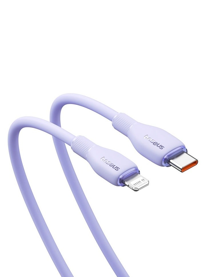 Baseus Pudding Series Fast Charging Cable Type-C To Ip 20W 1.2M Nebula Nebula Purple  - Image 3