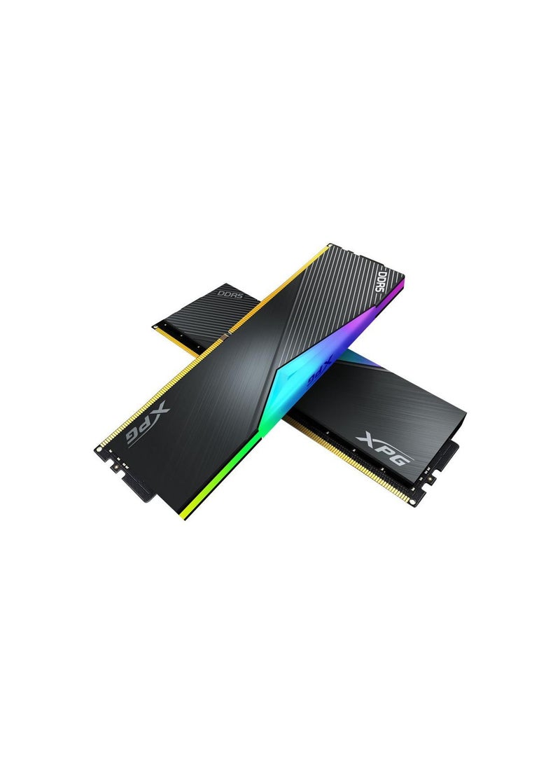 إكس بي جي ذاكرة عشوائية Lancer 32GB (2 x 16GB) 288-Pin PC RAM DDR5 8000 (PC5 64000) لسطح المكتب طراز AX5U8000C3816G-DCLARBK  - Image 1