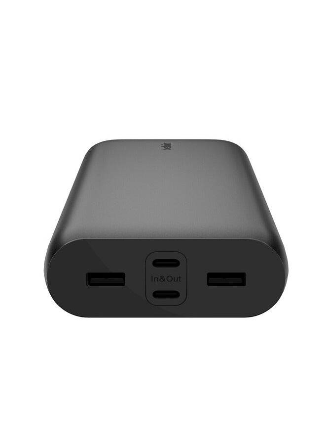 belkin 26000 mAh Boostcharge 4-Port Power Bank Black - Image 2
