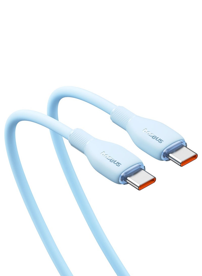 Baseus Pudding Series Fast Charging Cable Type-C To Ip 20W 1.2M Galaxy Blue - Image 3