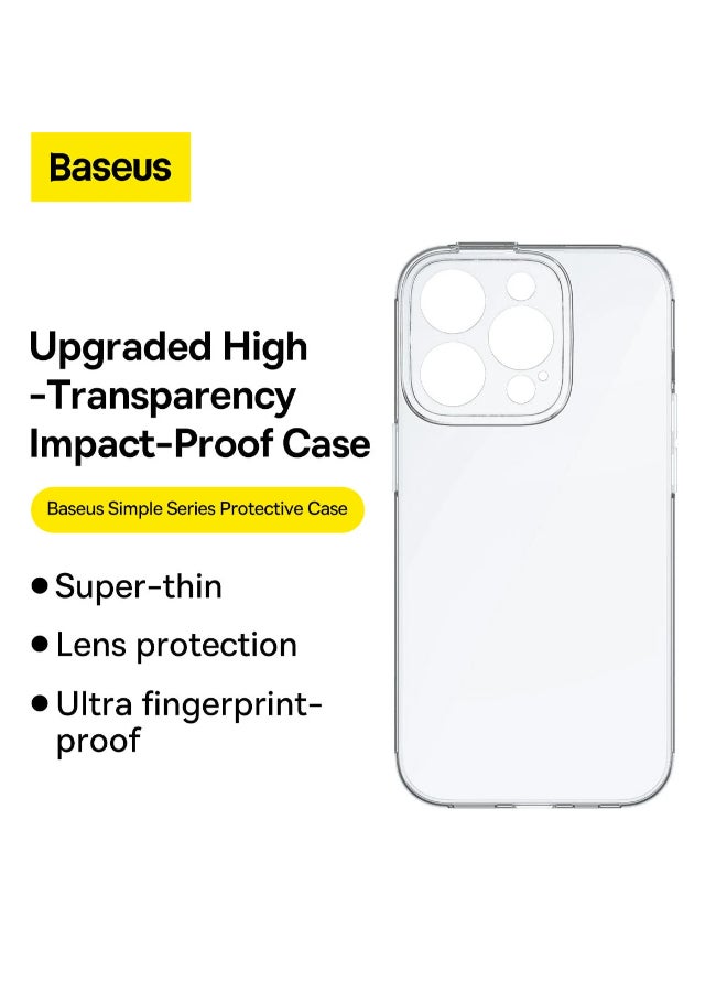 Baseus Simple Series Protective Case For Ip 14 Pro Max, Clear - Image 5