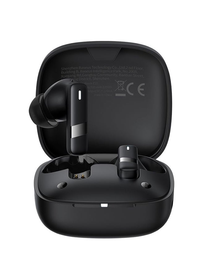 Baseus Bowie E20 True Wireless Earphones Cluster Black - Image 1
