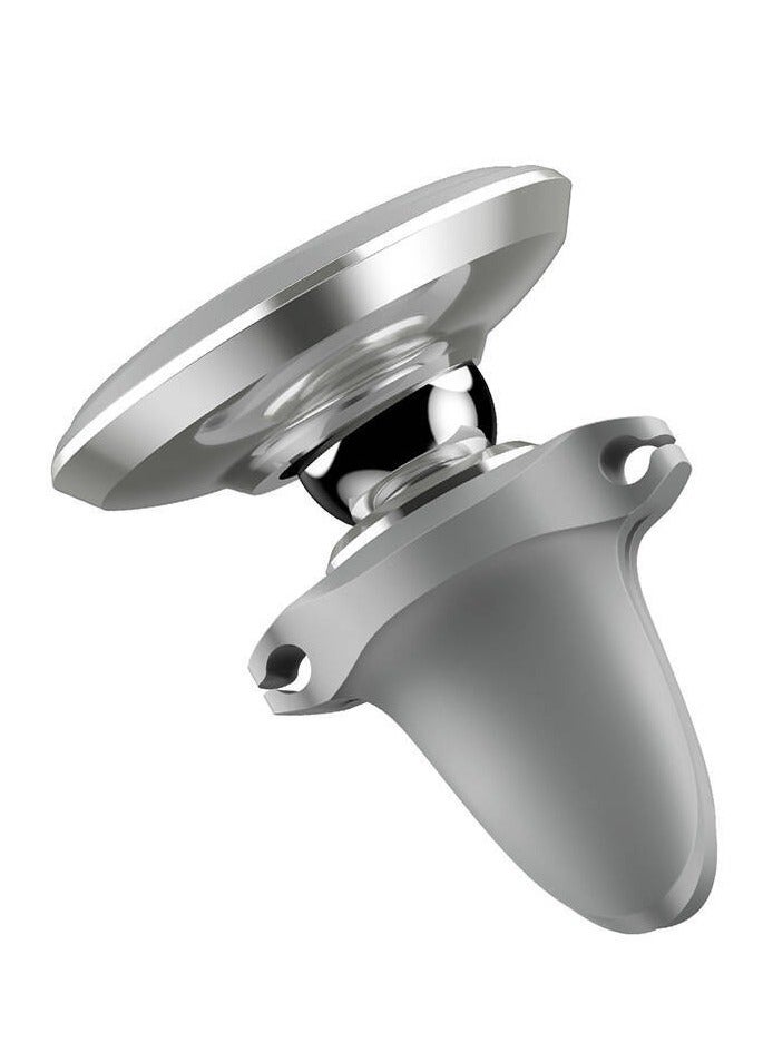 بيسوس "حامل السيارة الجاذبية لفتحة الهواء Baseus (فضي) Grav Silver" - Image 4