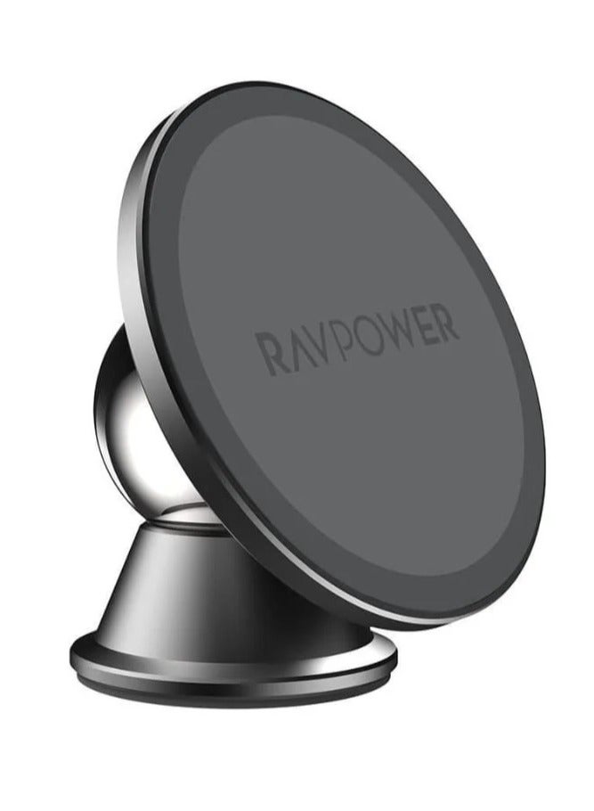 RAVPOWER Magnetic Phone Holder For Car - Black  - Image 2