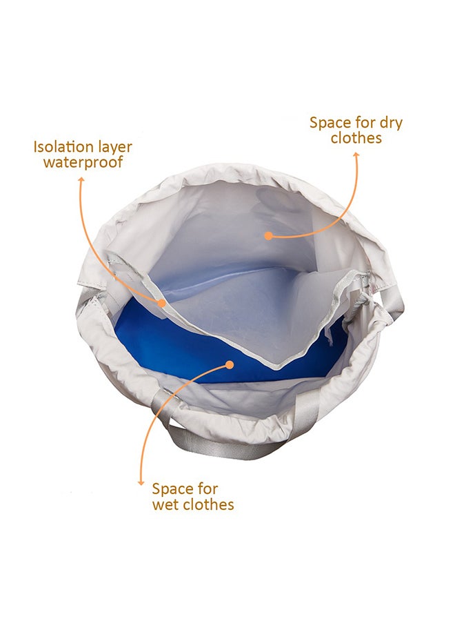 Sunveno - Sling 3D School/Swimming Bag With Shoe Compartment - Blue - Image 1
