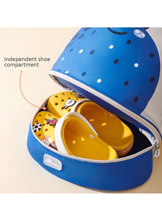 Sunveno - Sling 3D School/Swimming Bag With Shoe Compartment - Blue - Image 1