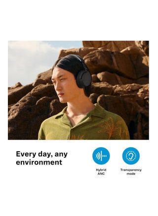 سماعات رأس لاسلكية بتقنية البلوتوث من Consumer Audio Accentum - عمر بطارية يصل إلى 50 ساعة، صوت، خاصية إلغاء الضوضاء الهجينة (ANC)، راحة طوال اليوم وصوت واضح للمكالمات - view 4