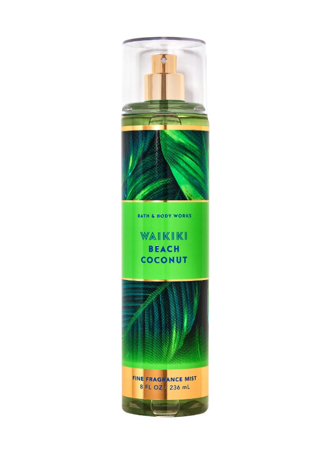 Bath & Body Works Waikiki Beach Coconut Fine Fragrance Mist 236ml 