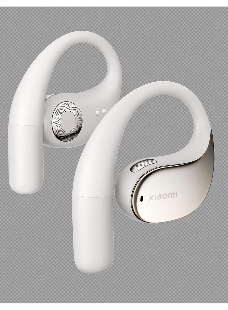 Xiaomi - Xiaomi OpenWear Stereo - Lightweight Bluetooth Open Ear Headphones for All Day with 7.5 + 38.5 Hours Battery Life, Hi-Res Audio, Dynamic Driver, AI Noise Cancellation, Sandstone Beige Sandstone Beige - Image 1