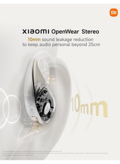 Xiaomi Xiaomi OpenWear Stereo - Lightweight Bluetooth Open Ear Headphones for All Day with 7.5 + 38.5 Hours Battery Life, Hi-Res Audio, Dynamic Driver, AI Noise Cancellation, Sandstone Beige Sandstone Beige  - Image 4