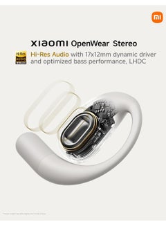 Xiaomi Xiaomi OpenWear Stereo - Lightweight Bluetooth Open Ear Headphones for All Day with 7.5 + 38.5 Hours Battery Life, Hi-Res Audio, Dynamic Driver, AI Noise Cancellation, Sandstone Beige Sandstone Beige  - Image 2