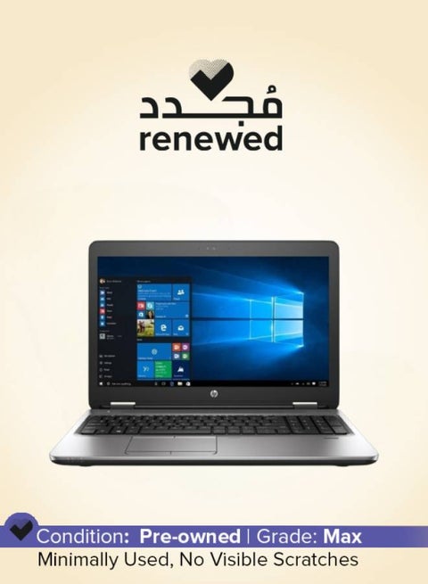 HP ProBook 650 G2 CPU Intel core i5-6300U RAM 8 GB ddr4 Hard 256 GB SSD VGA Intel hd graphics 520 Display 15.6" INCH LED FHD screen English/Arabic Black