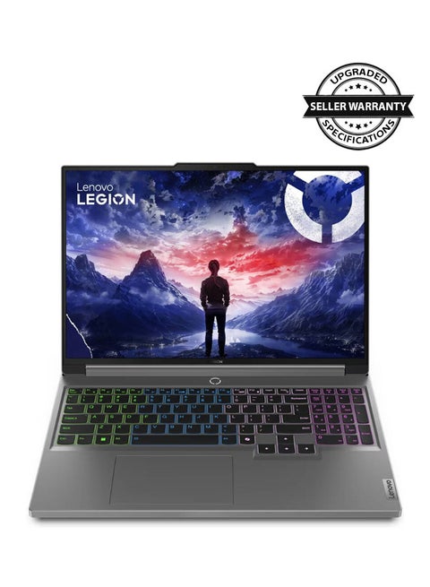 كمبيوتر محمول للألعاب Legion 5 16IRX9 بشاشة مقاس 16 بوصة ومعالج Core i9-14900HX وذاكرة وصول عشوائي 32 جيجابايت ومحرك أقراص SSD سعة 1 تيرابايت وبطاقة رسومات Nvidia GeForce RTX 4060 سعة 8 جيجابايت ونظام تشغيل Windows 11
