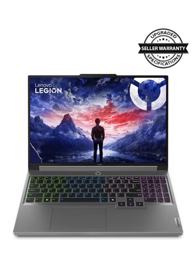 لينوفو كمبيوتر محمول للألعاب Legion 5 16IRX9 بشاشة مقاس 16 بوصة ومعالج Core i9-14900HX وذاكرة وصول عشوائي 32 جيجابايت ومحرك أقراص SSD سعة 1 تيرابايت وبطاقة رسومات Nvidia GeForce RTX 4060 سعة 8 جيجابايت ونظام تشغيل Windows 11 - Image 1