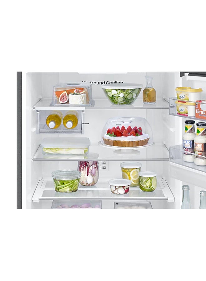 Samsung 459L Bottom Mount Freezer Refrigerator, SpaceMax™ Technology, All-around Cooling, SmartThings AI Energy Mode, Fresh Filtered Water Dispenser, Digital Inverter Compressor, Refined RB50DG632ES9AE Black - Image 5