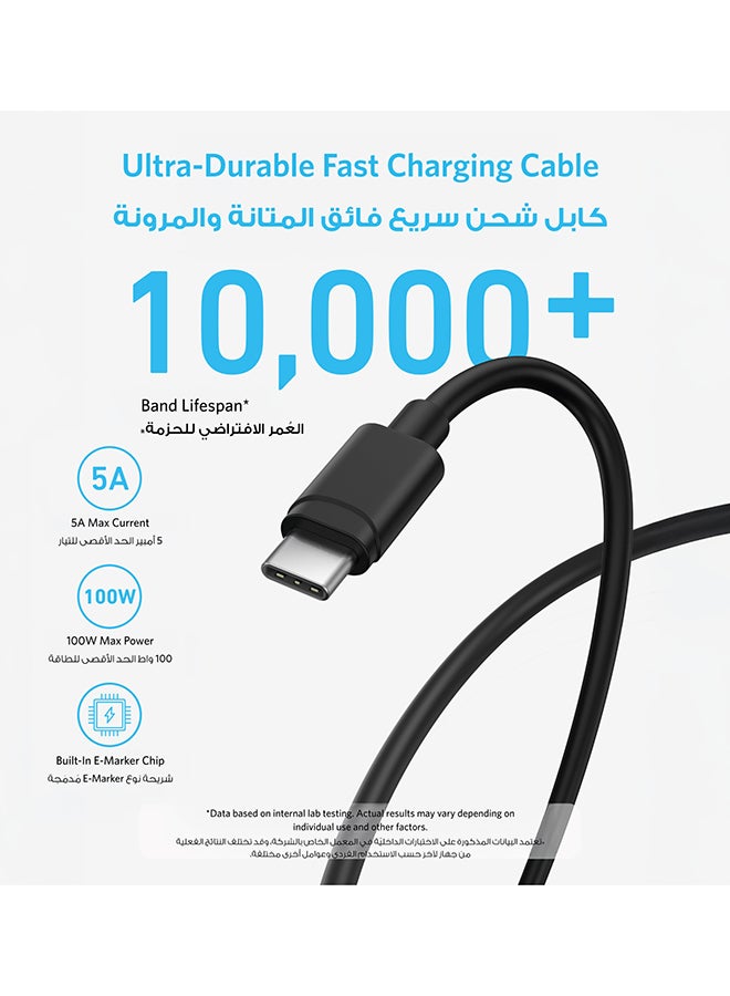 45W USB C Charger, PPS Fast Charger with Cable, Laptop Compatible, Super Fast Charging 2.0 for Samsung Galaxy S25/S24 Ultra/S24/S23+/Note20, iPhone 16/15, Pixel(5 ft USB C to C Cable Included) Black