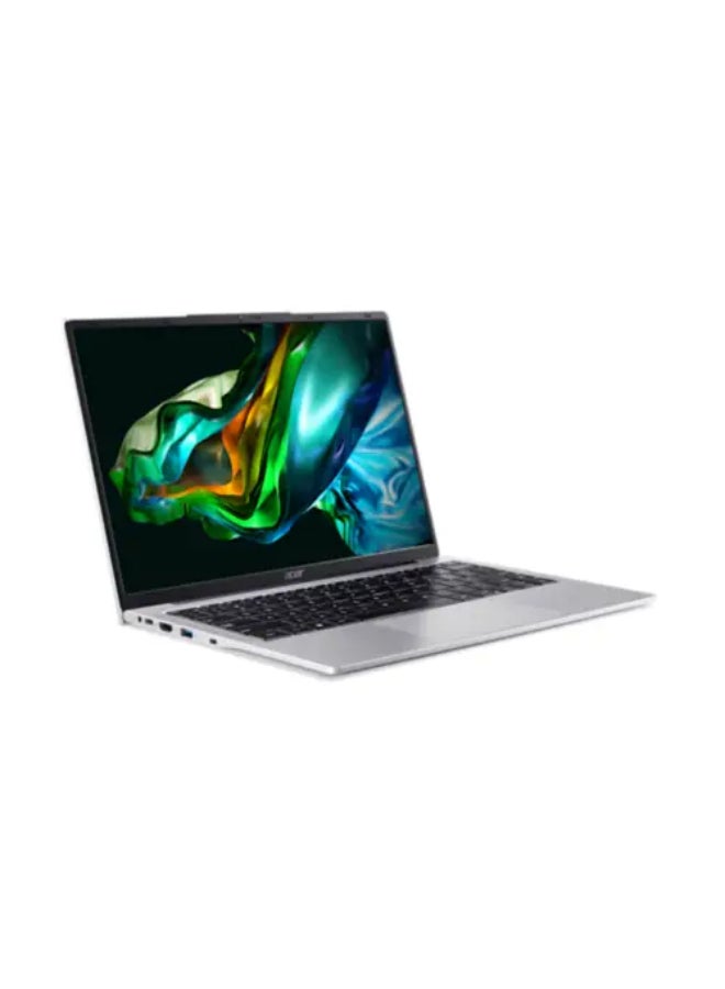 Aspire Lite 14 Laptop With 14-Inch Display, Core i3-N300 Processor/8GB RAM/512GB SSD/Intel UHD Graphics/DOS(Without Windows) English/Arabic Silver - pnsku/N70100661V/45/_/1723633922/b313ee00-5abe-413b-8d56-aa0f8a3c8d5f