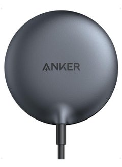 Anker MagSafe Charger Compatible, MagGo Magnetic Wireless Charger (Pad), Qi2 Certified 15W Ultra-Fast Wireless Charger, For iPhone 16/16 Pro/16 Plus /16 Pro Max, 15/14/13 Series (Charger Not Included) Black  - Image 1