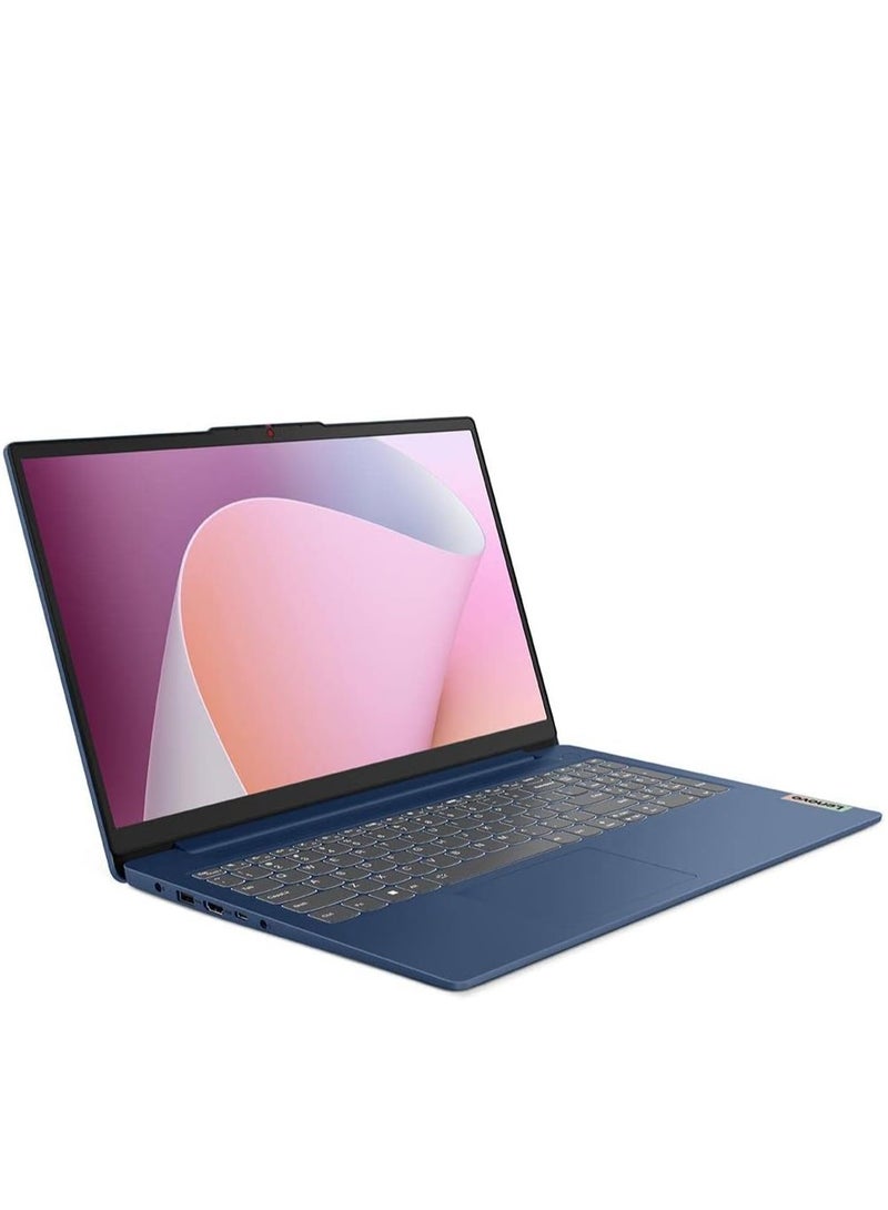 Lenovo Ideapad Slim 3 Laptop With 15.6-Inch Full HD(1920x1080) Display, Core i3-N305 Processor/8GB RAM DDR5/512GB SSD/Integrated Graphics/Windows 11 Pro/+Bag Free From Lenovo 15.6" Laptop Casual Toploader English/Arabic Abyss Blue  - Image 2